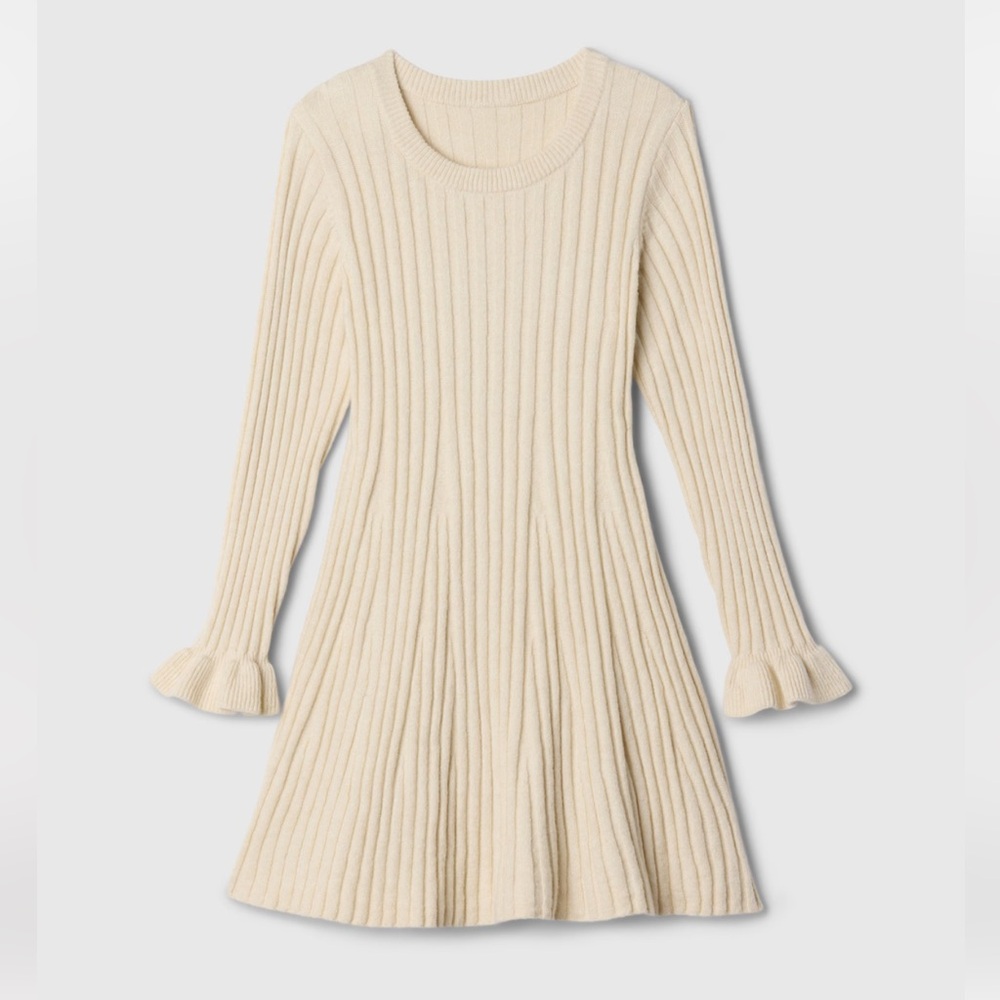 Toddler CashSoft Rib Sweater Dress